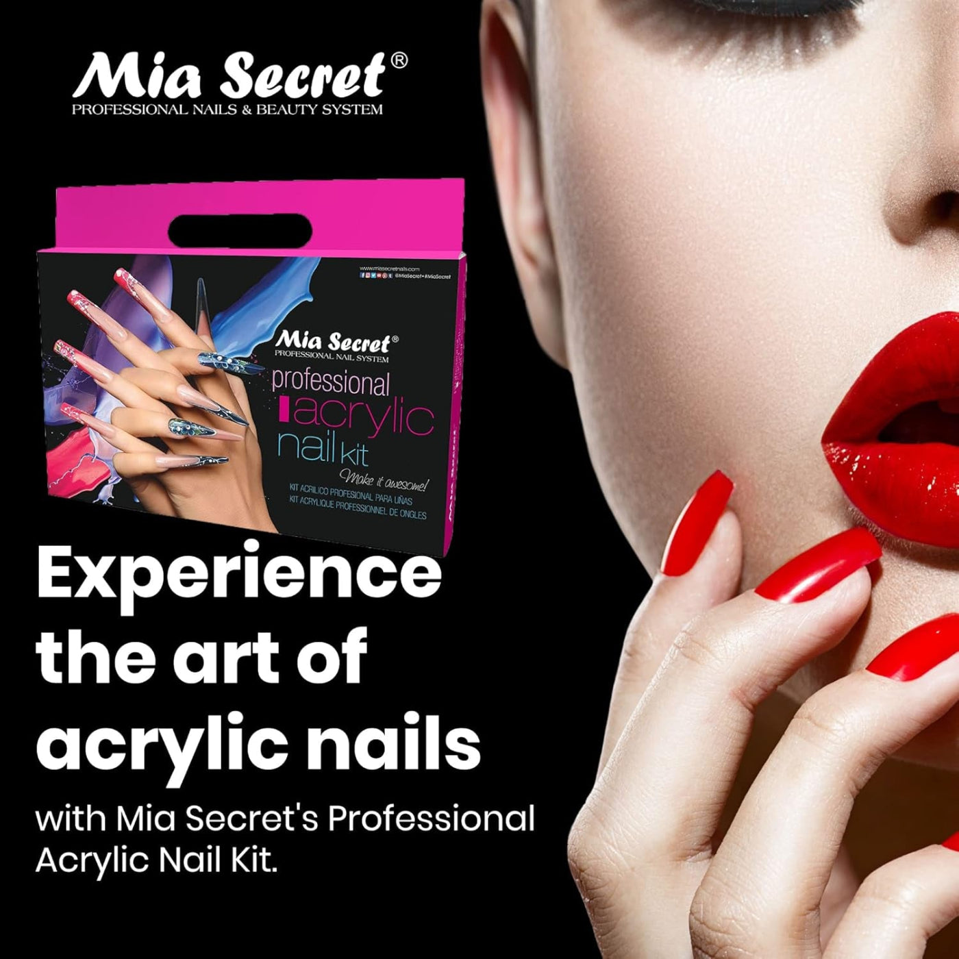 Professional Acrylic Nail Kit/Set for Beginner - Nail Kit with Everything - Kit